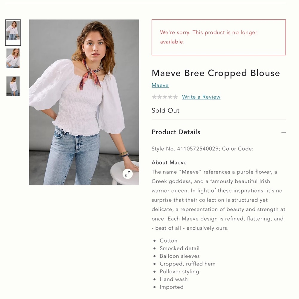 Anthro Maeve Bree Blouse - Picture 4 of 13
